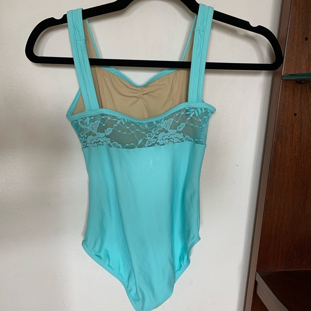 Light blue Wear Moi Leotard, XS, Lace, Fully lined
